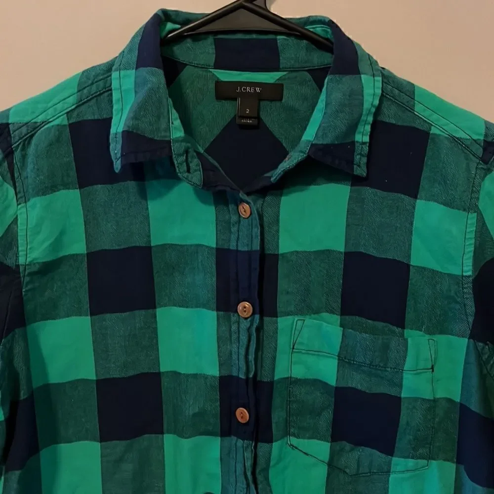 Mens’ J. Crew Lightweight Button Down Shirt Size 2(XS)